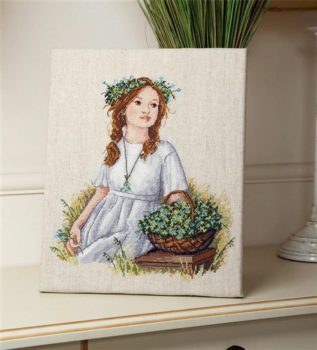 Forget-Me-Not Counted Cross-Stitch Kit