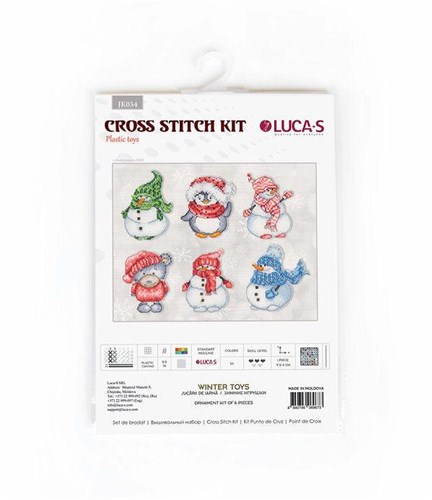 Winter Characters Counted Cross-Stitch Kit