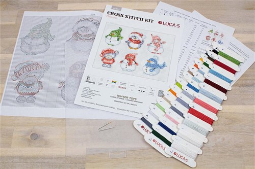 Winter Characters Counted Cross-Stitch Kit