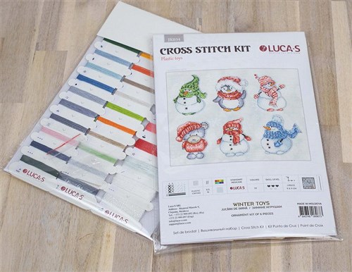 Winter Characters Counted Cross-Stitch Kit