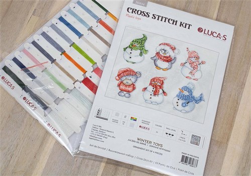 Winter Characters Counted Cross-Stitch Kit
