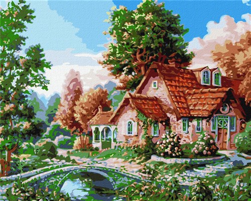 Grandma's House Paint By Numbers Kit