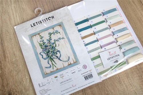 Counted Cross Stitch Kit Bluebells