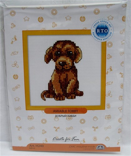 Amiable Tobby Counted Cross Stitch Kit