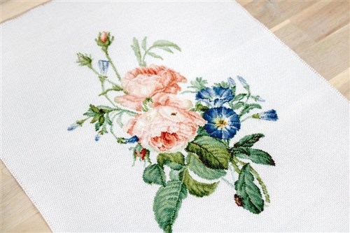 Roses Bouquet Counted Cross-Stitch Kit