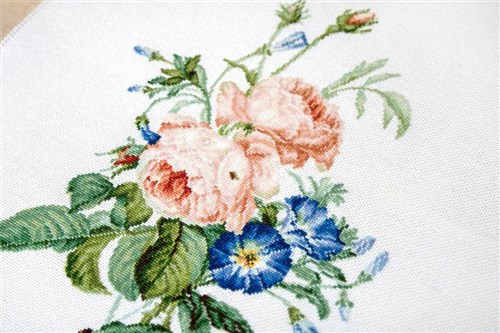 Roses Bouquet Counted Cross-Stitch Kit