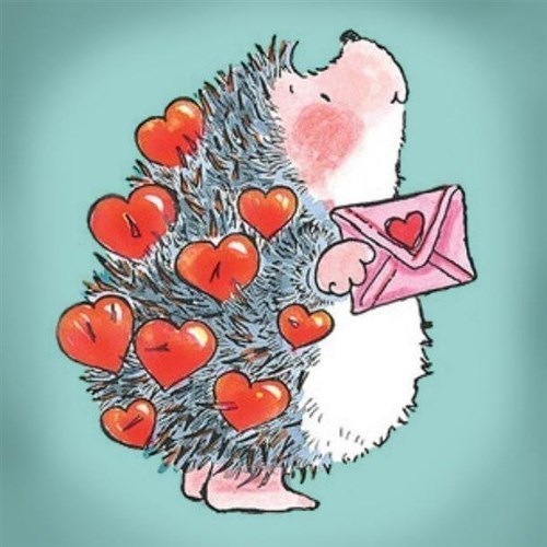 Hedgehog Crafting Spark Diamond Painting Kit