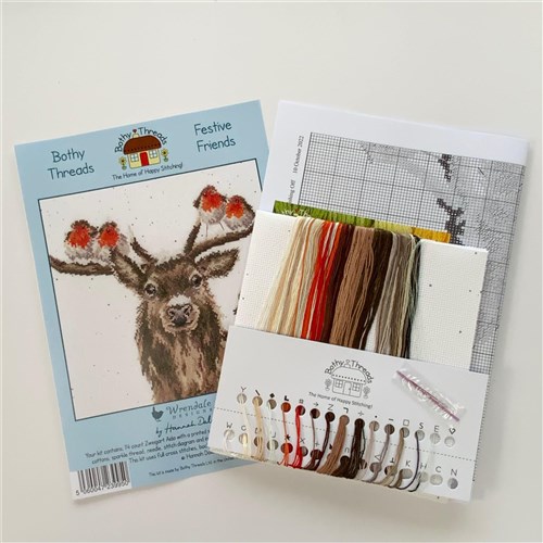Festive Friends Counted Cross Stitch Kit