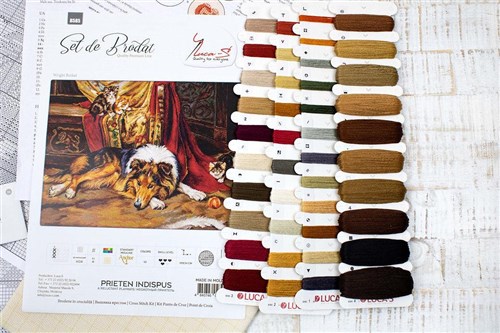 A Reluctant Playmate Counted Cross-Stitch Kit