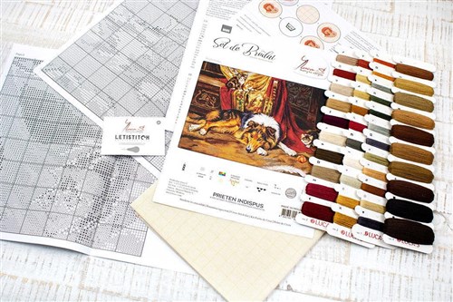 A Reluctant Playmate Counted Cross-Stitch Kit