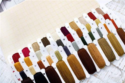 A Reluctant Playmate Counted Cross-Stitch Kit