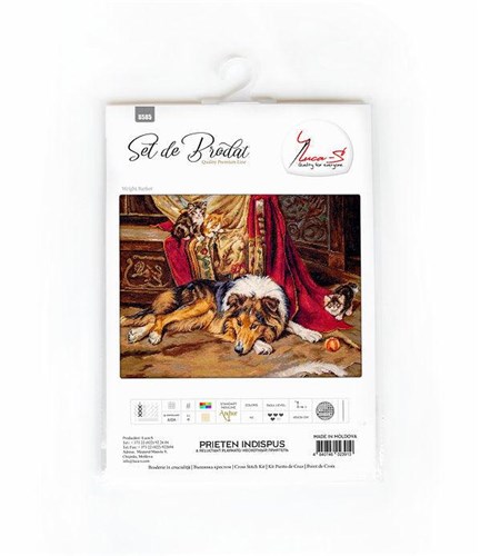 A Reluctant Playmate Counted Cross-Stitch Kit