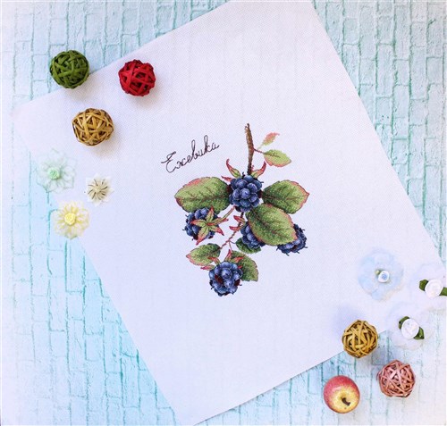 Gifts Of Nature Blackberry Counted Cross Stitch Kit