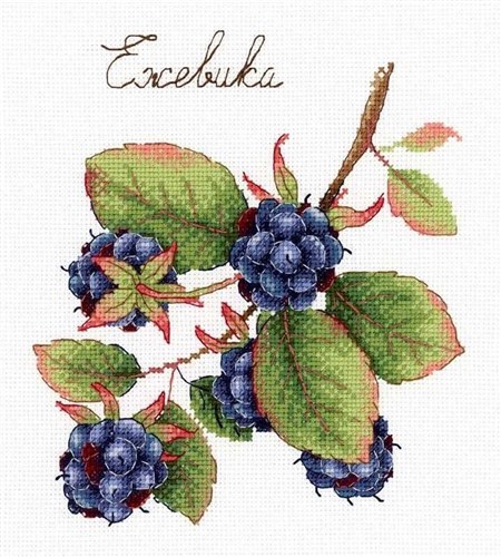 Gifts Of Nature Blackberry Counted Cross Stitch Kit