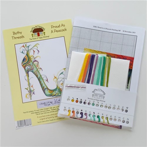 Proud As A Peacock Counted Cross Stitch Kit