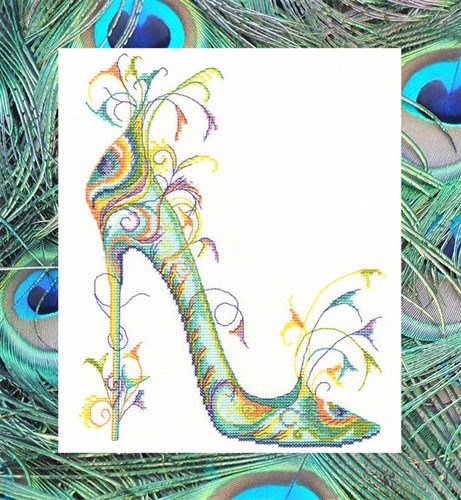 Proud As A Peacock Counted Cross Stitch Kit