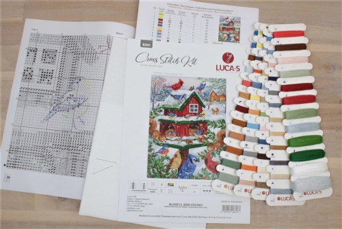 Blissful Bird Feeder Counted Cross-Stitch Kit