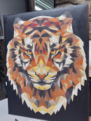 Paint By Numbers Tiger