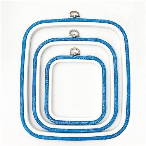 Nurge 7 x 8 Square Flexi Hoop - Blue