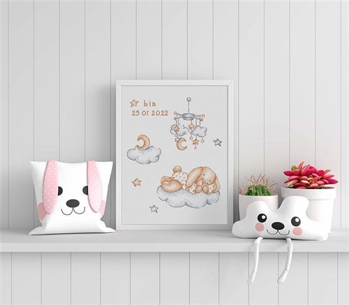 Sleepy Rabbit Counted Cross-Stitch Kit