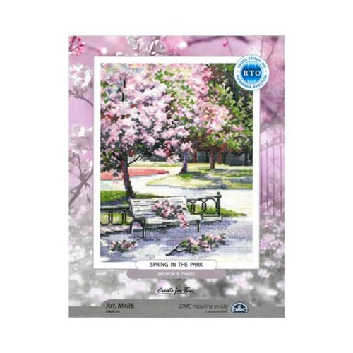 Spring In The Park Counted Cross Stitch Kit