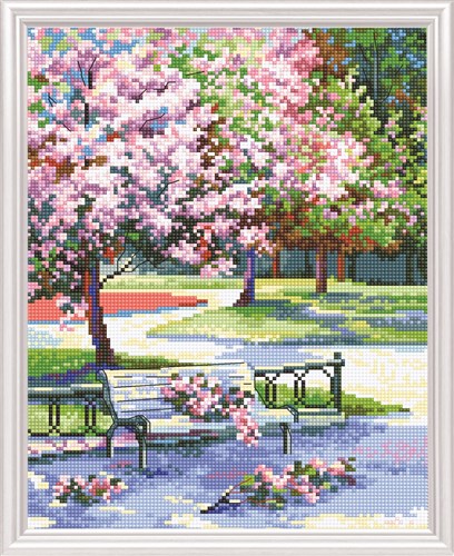 Spring In The Park Counted Cross Stitch Kit
