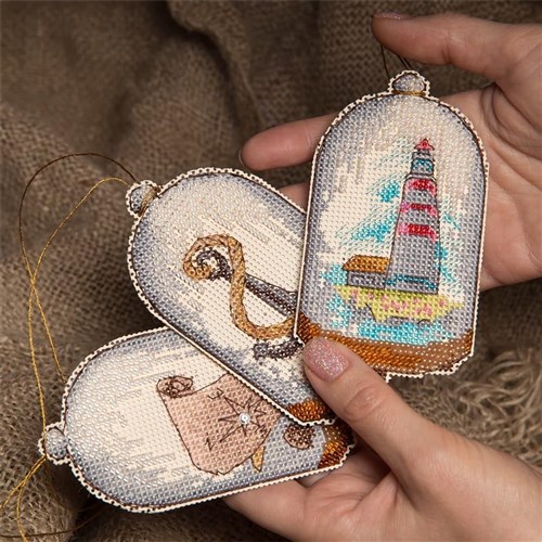 Counted Cross Stitch Kit Crystal Art - In Search Of Treasures