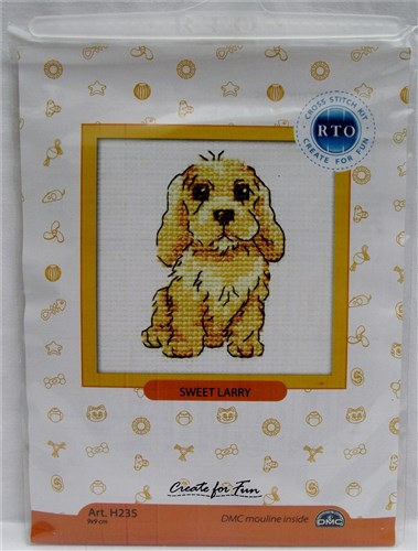 Sweet Larry Counted Cross Stitch Kit