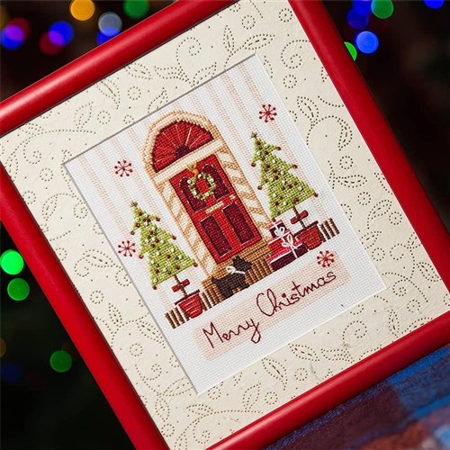 Merry CHristmas Crystal Art Cross Stitch Kit