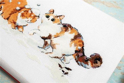Winter Kitties Counted Cross Stitch Kit