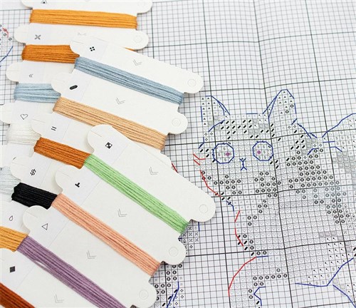Winter Kitties Counted Cross Stitch Kit