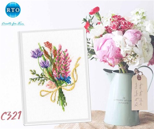 Forest Buttonholes Counted Cross Stitch Kit