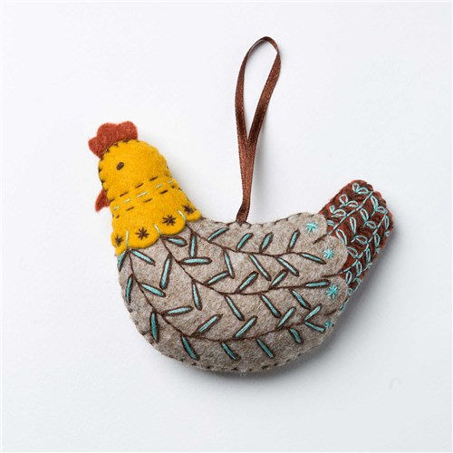 French Hen Felt Craft Kit