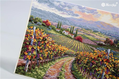 Vineyard Hill Counted Cross-Stitch Kit