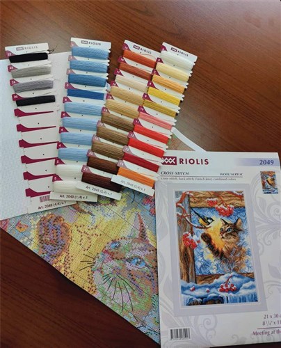 Meeting At The Window Counted Cross Stitch Kit