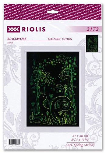 Cats Spring Melody Counted Cross Stitch Kit