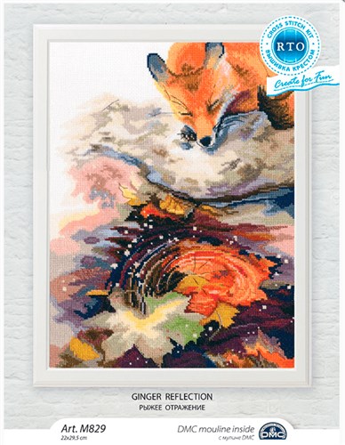 Ginger Reflection  Counted Cross Stitch Kit