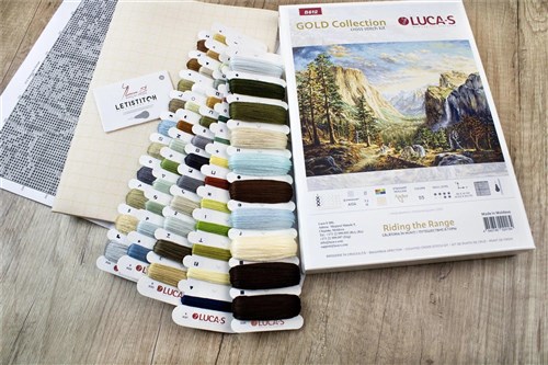 Riding The Range Counted Cross-Stitch Kit