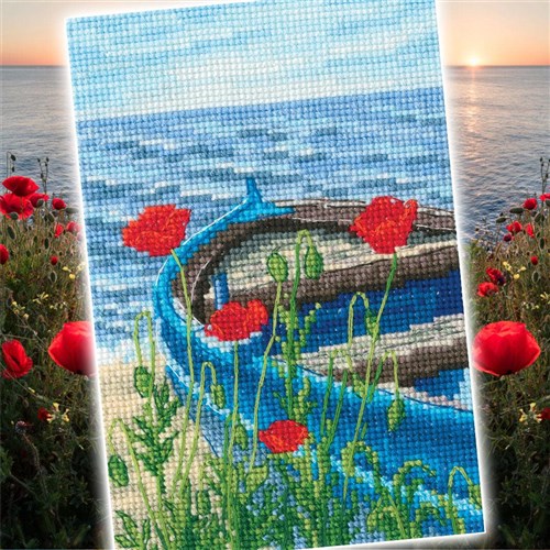 With The Flavour Of Salt Wind And Sun Cross Stitch Kit