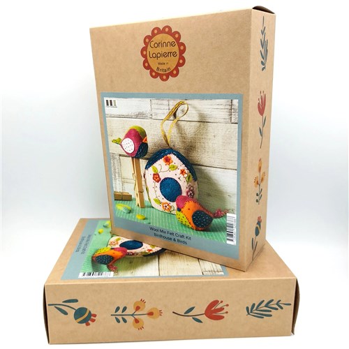 Birdhouse & Birds Felt Craft Kit