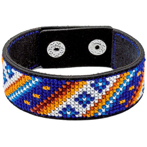 Bracelet Cross Stitch Kit On Artificial Leather