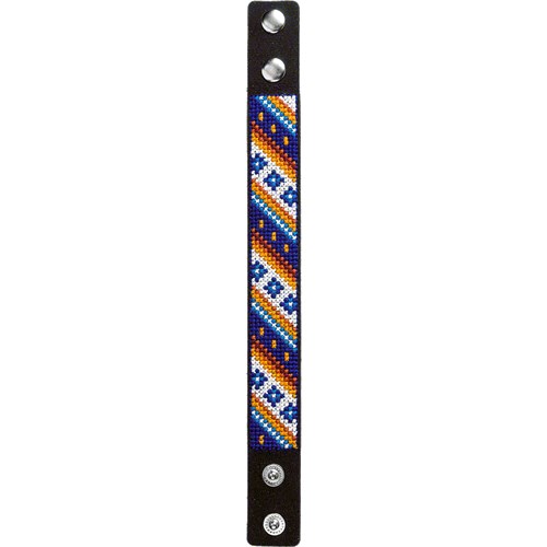 Bracelet Cross Stitch Kit On Artificial Leather