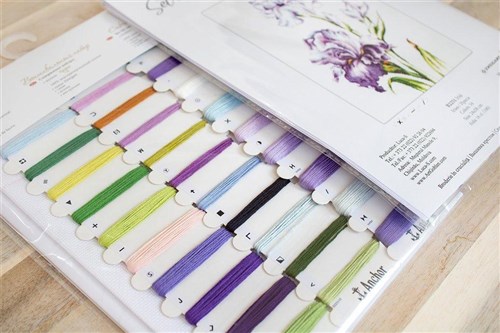 Irises Counted Cross-Stitch Kit