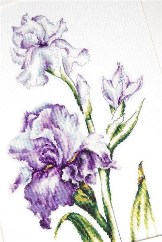 Irises Counted Cross-Stitch Kit