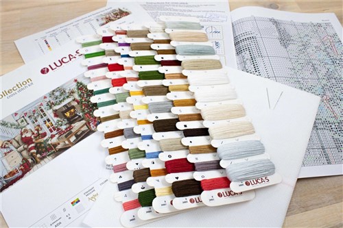 Santa Interior Counted Cross-Stitch Kit