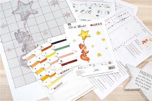 Fox Counted Cross-Stitch Kit
