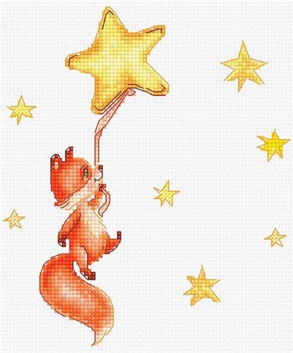 Fox Counted Cross-Stitch Kit