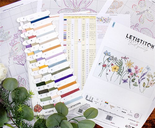 Summer Bloom Cross Stitch Kit
