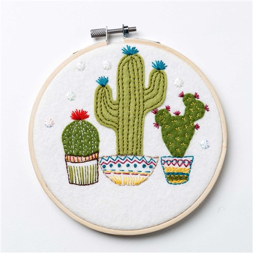 Cactus Applique Felt Kit