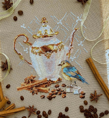 Coffee Connoisseur Counted Cross-Stitch Kit